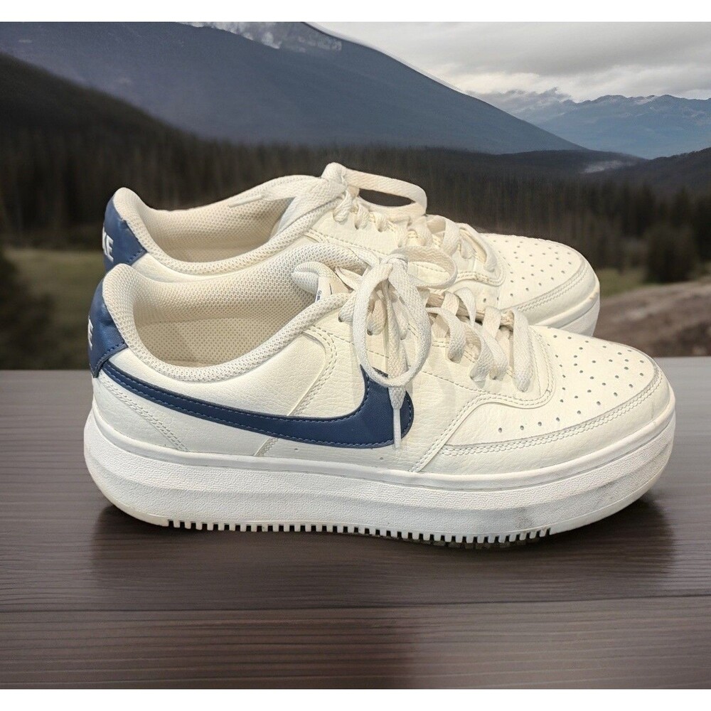 Nike Court Vision Alta Platform Sneakers Sail/Navy"